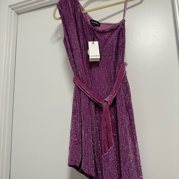 NWT retrofete Ella dress in lavender - Picture 4 of 7